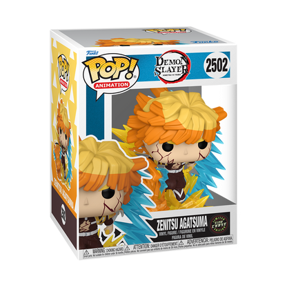 Bundle Funko Pops Premium - Demon Slayer - Zenitsu Agatsuma GITD (Standard + Chase) 