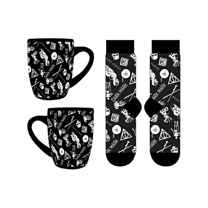 Caneca + Meias - Harry Potter