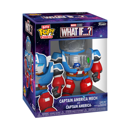 Funko Bitty Pop - Marvel - What If... - Captain America Mech