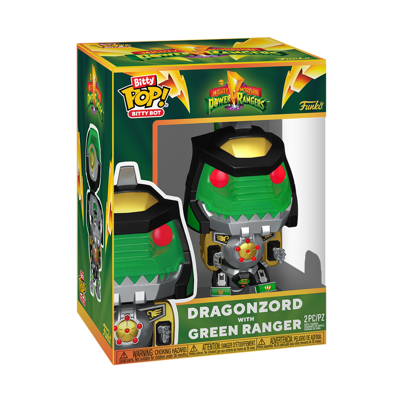 Funko Bitty Pop - Mighty Morphin Power Rangers - Dragonzord with Green Ranger