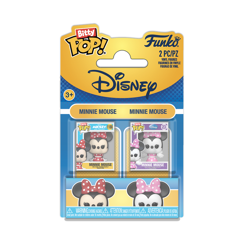 Funko Bitty Pop 2 Pack - Disney - Minnie Mouse e Minnie Mouse