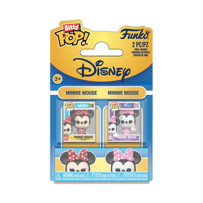 Funko Bitty Pop 2 Pack - Disney - Minnie Mouse e Minnie Mouse