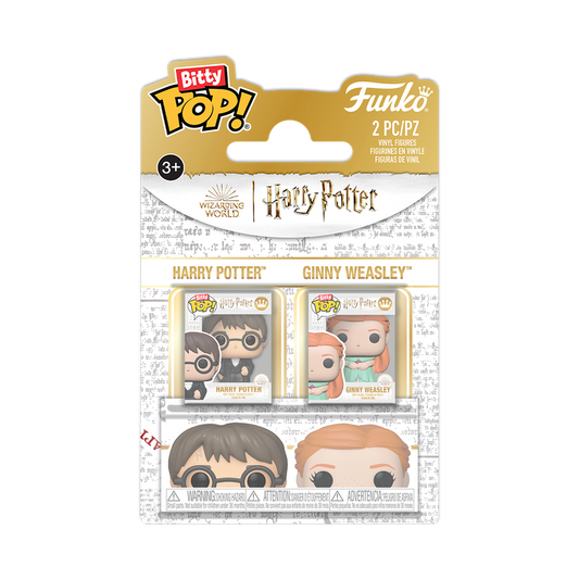  Funko Bitty Pop 2 Pack - Harry Potter - Harry Potter e Ginny Weasley