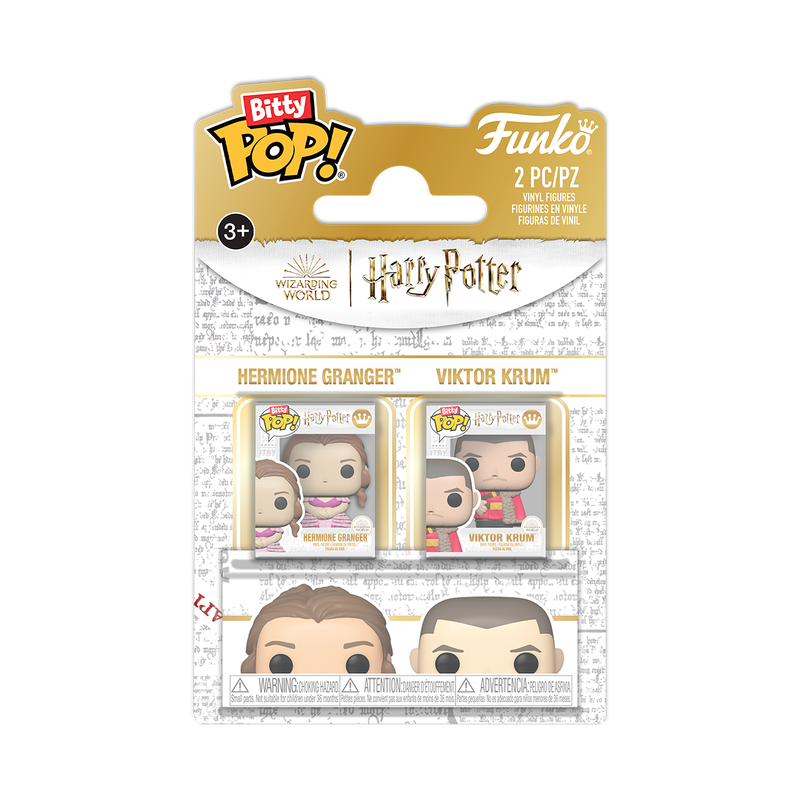 Funko Bitty Pop 2 Pack - Harry Potter - Hermione Granger e Viktor Krum