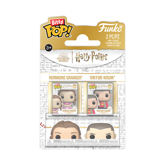 Funko Bitty Pop 2 Pack - Harry Potter - Hermione Granger e Viktor Krum