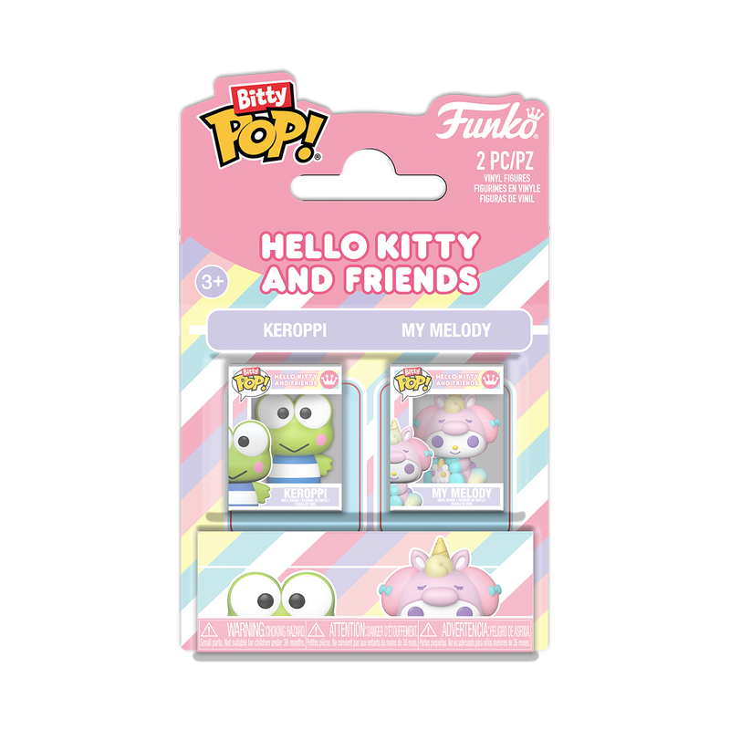 Funko Bitty Pop 2 Pack - Hello Kitty and Friends - Keroppi e My Melody