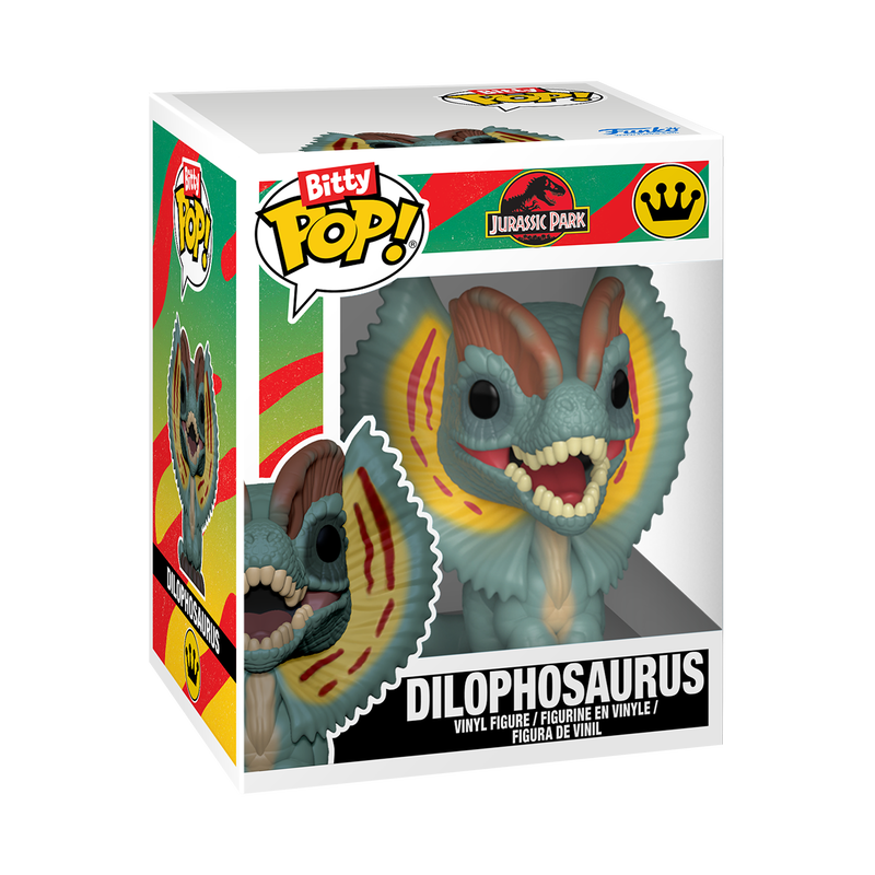 Funko Bitty Pop 2 Pack - Jurassic Park - Tyrannosaurus Fossil e Dilophosaurus