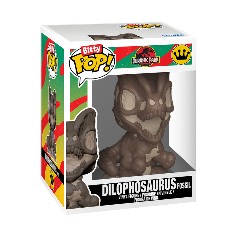 Funko Bitty Pop 2 Pack - Jurassic Park - Tyrannosaurus Fossil e Dilophosaurus