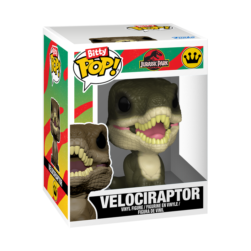 Funko Bitty Pop 2 Pack - Jurassic Park - Velociraptor e Brachiosaurus