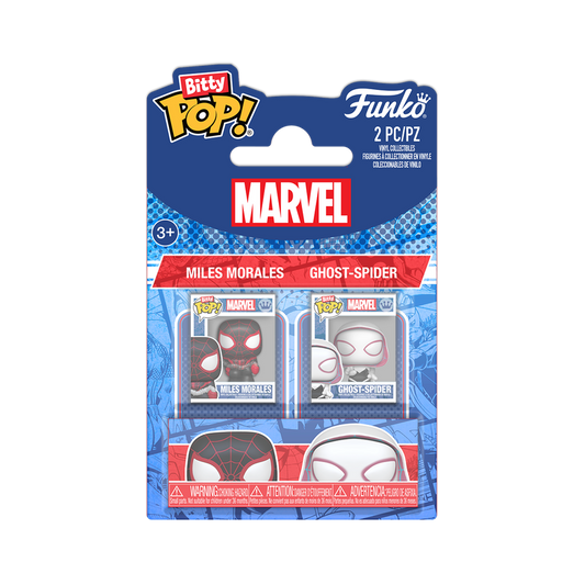 Funko Bitty Pop 2 Pack - Marvel - Miles Morales e Ghost-Spider