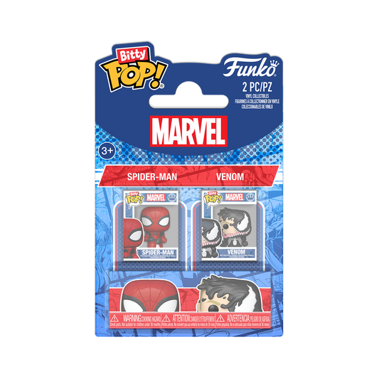 Funko Bitty Pop 2 Pack - Marvel - Spider-Man e Venom
