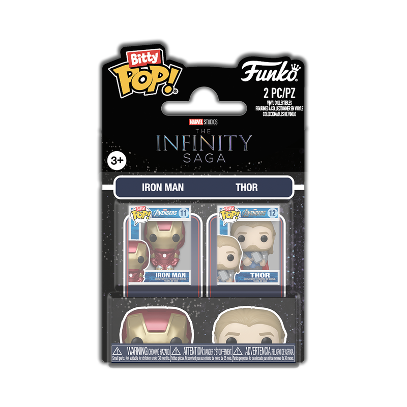 Funko Bitty Pop 2 Pack - Marvel - The Infinity Saga - Iron Man e Thor