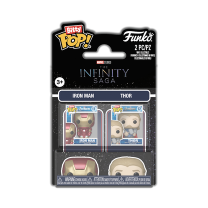 Funko Bitty Pop 2 Pack - Marvel - The Infinity Saga - Iron Man e Thor
