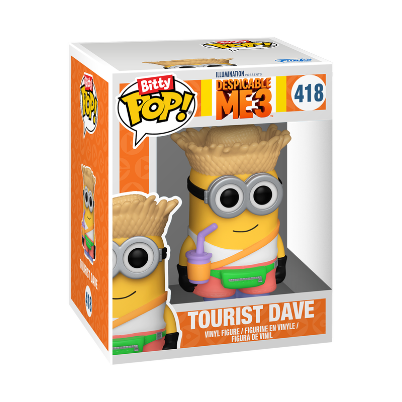 Funko Bitty Pop 2 Pack - Minions - Pajama Bob e Tourist Dave