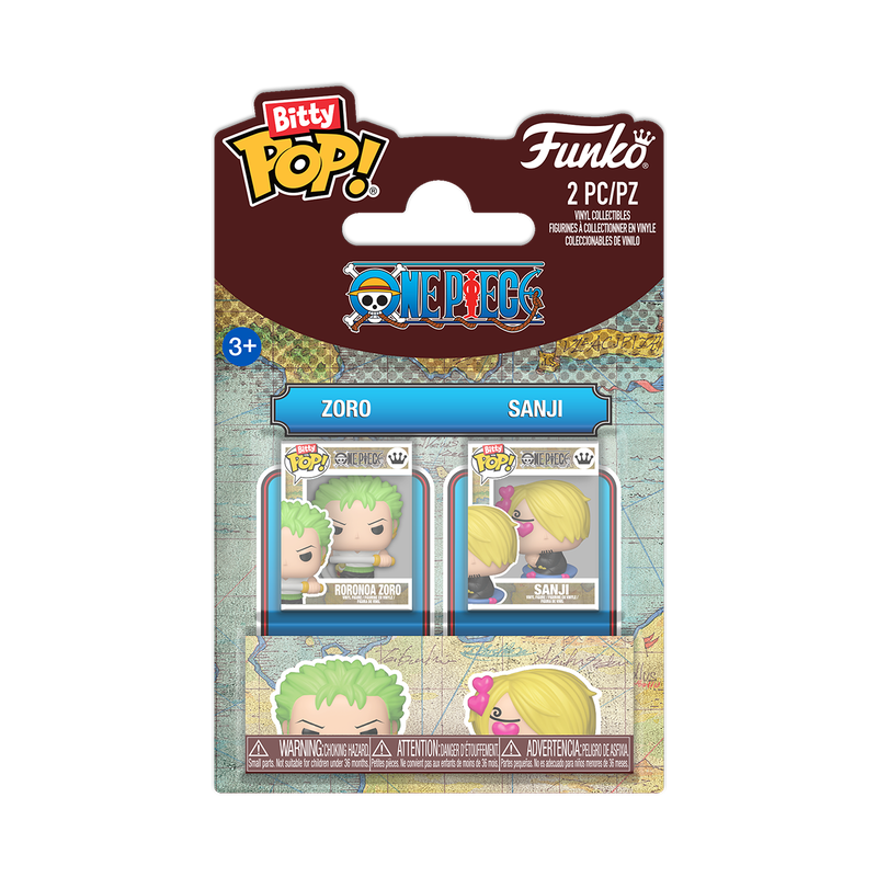 Funko Bitty Pop 2 Pack - One Piece - Zoro e Sanji