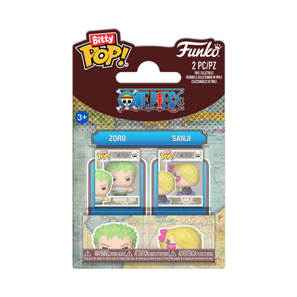 Funko Bitty Pop 2 Pack - One Piece - Zoro e Sanji