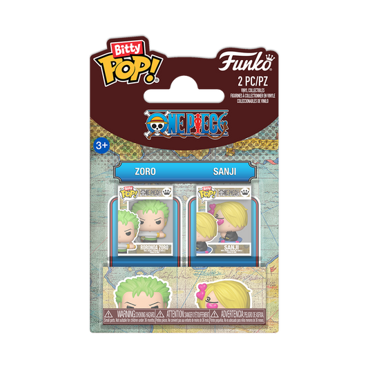 Funko Bitty Pop 2 Pack - One Piece - Zoro e Sanji