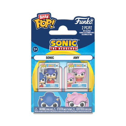 Funko Bitty Pop 2 Pack - Sonic The Hedgehog - Sonic e Amy