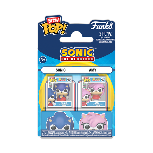 Funko Bitty Pop 2 Pack - Sonic The Hedgehog - Sonic e Amy