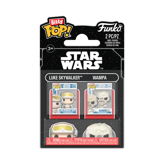 Funko Bitty Pop 2 Pack - Star Wars - Luke Skywalker e Wampa