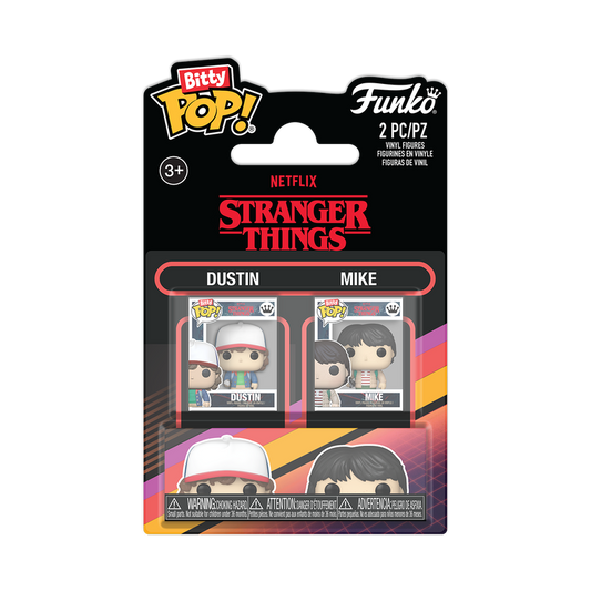 Funko Bitty Pop 2 Pack - Stranger Things - Dustin e Mike