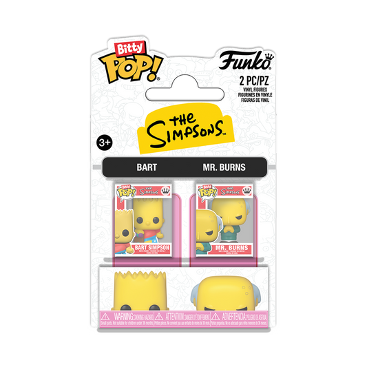  Funko Bitty Pop 2 Pack - The Simpsons - Bart e Mr. Burns