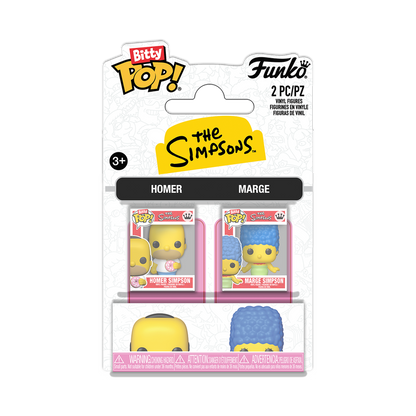 Funko Bitty Pop 2 Pack - The Simpsons - Homer e Marge