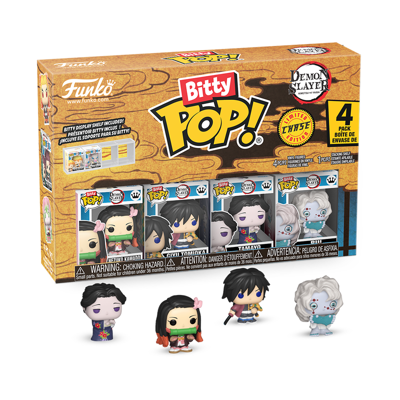 Funko Bitty Pop 4 Pack - Demon Slayer (Chase) 