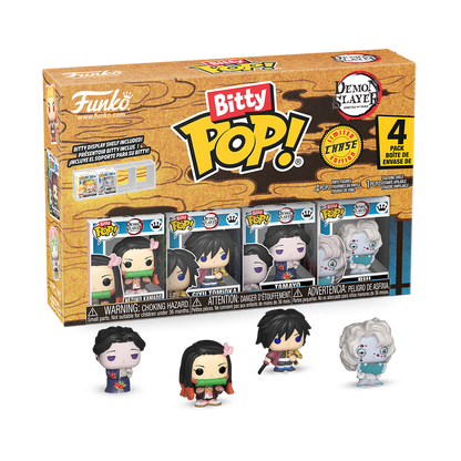 Funko Bitty Pop 4 Pack - Demon Slayer (Chase) 