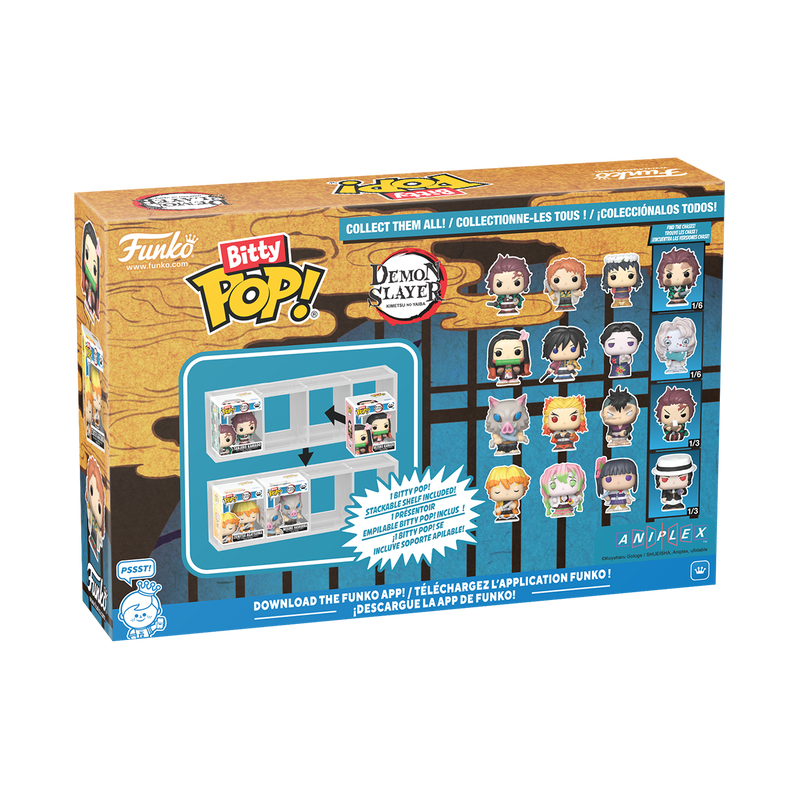Funko Bitty Pop 4 Pack - Demon Slayer (Chase) 