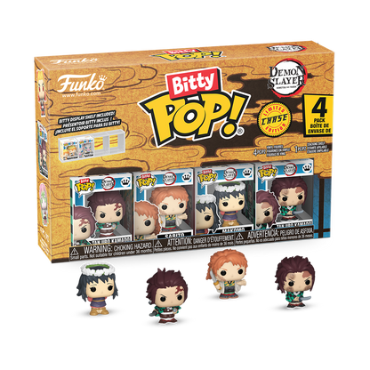 Funko Bitty Pop 4 Pack - Demon Slayer (Chase) 