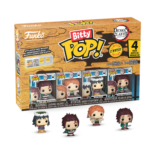 Funko Bitty Pop 4 Pack - Demon Slayer (Chase) 