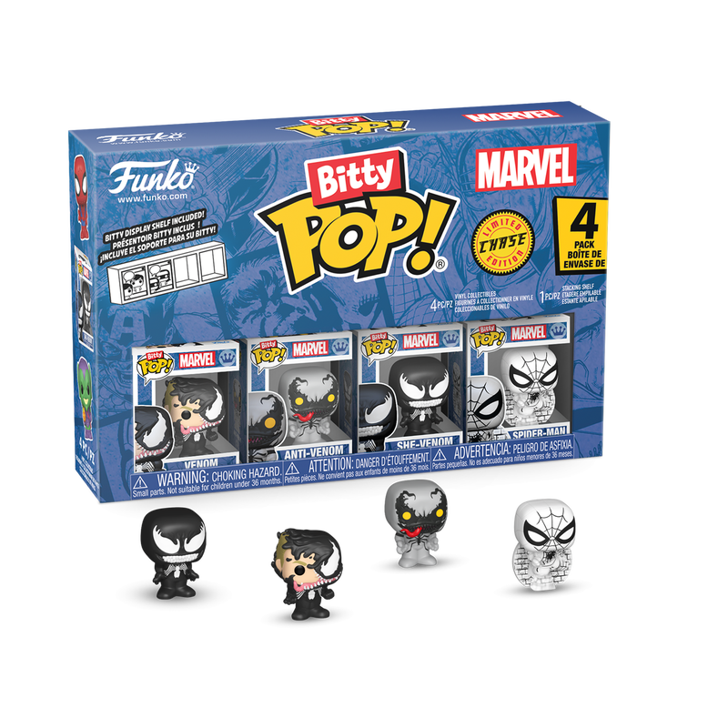 Funko Bitty Pop 4 Pack - Marvel - Spider-Man (Chase)