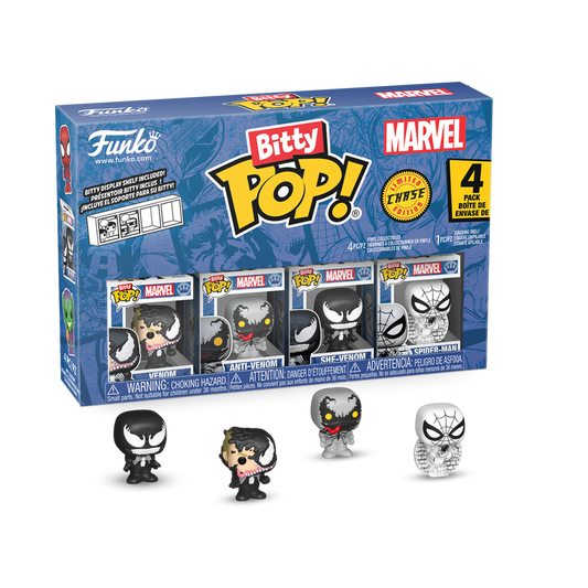 Funko Bitty Pop 4 Pack - Marvel - Spider-Man (Chase)
