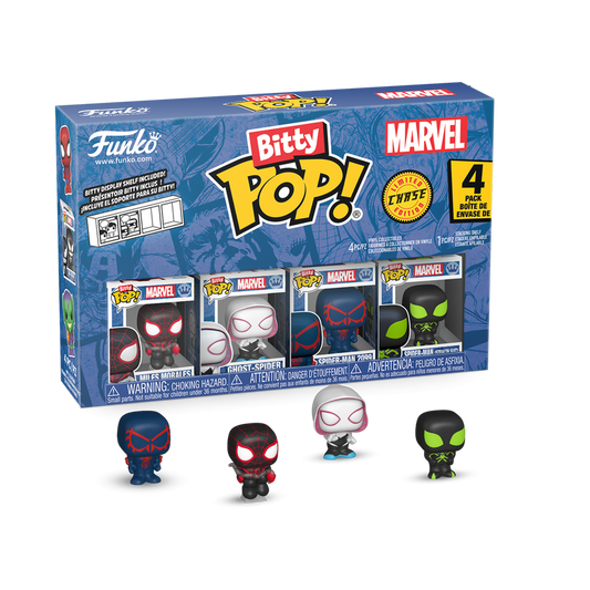 Funko Bitty Pop 4 Pack - Marvel - Spider-Man (Chase)