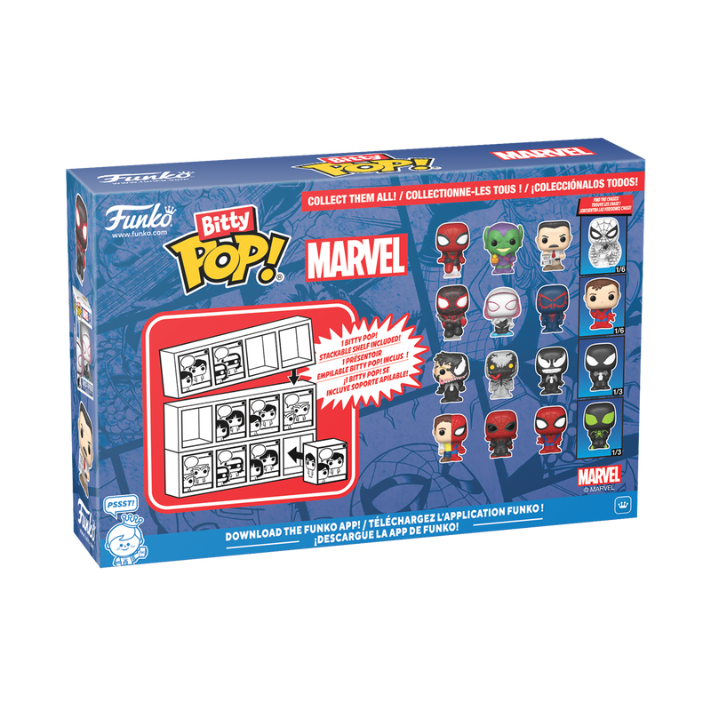 Funko Bitty Pop 4 Pack - Marvel - Spider-Man (Chase)