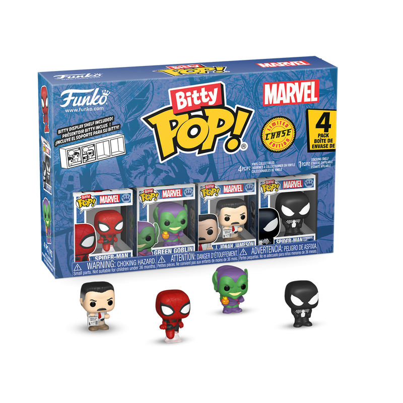 Funko Bitty Pop 4 Pack - Marvel - Spider-Man (Chase)