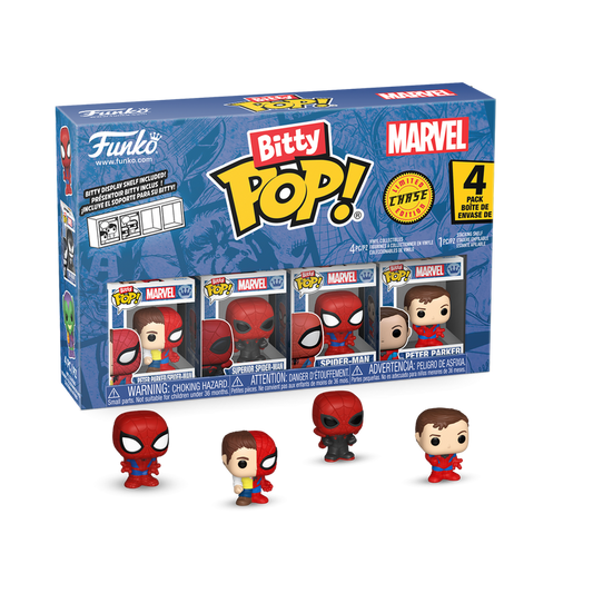 Funko Bitty Pop 4 Pack - Marvel - Spider-Man (Chase)