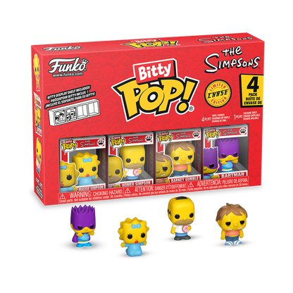 Funko Bitty Pop 4 Pack - The Simpsons (Chase)