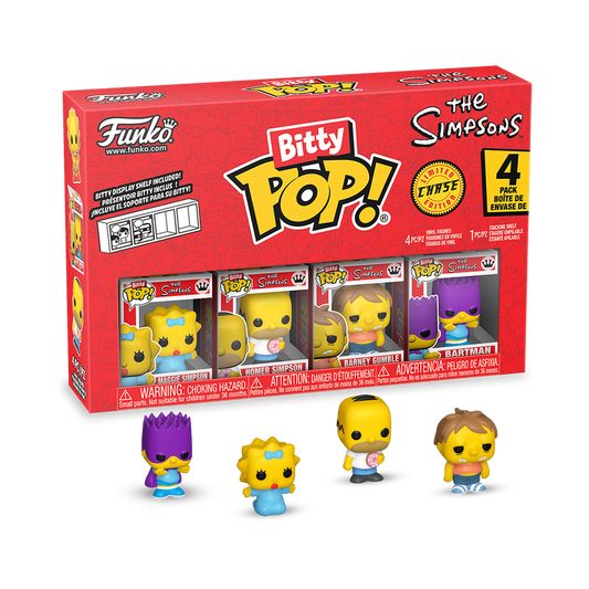 Funko Bitty Pop 4 Pack - The Simpsons (Chase)