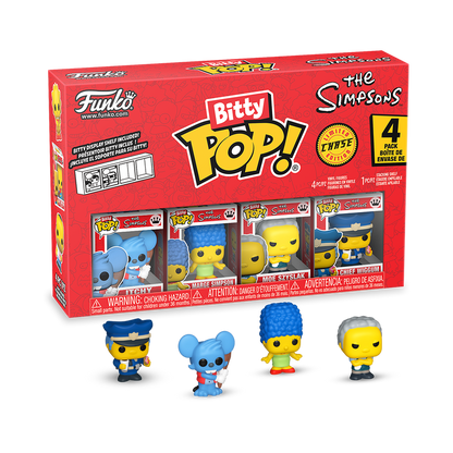 Funko Bitty Pop 4 Pack - The Simpsons (Chase)