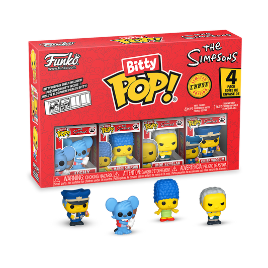 Funko Bitty Pop 4 Pack - The Simpsons (Chase)