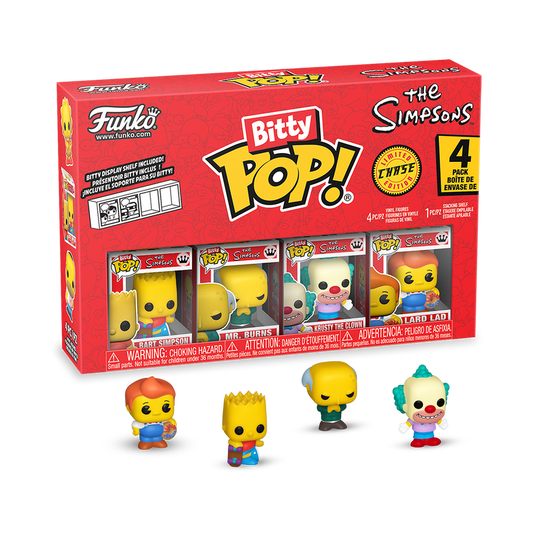 Funko Bitty Pop 4 Pack - The Simpsons (Chase)