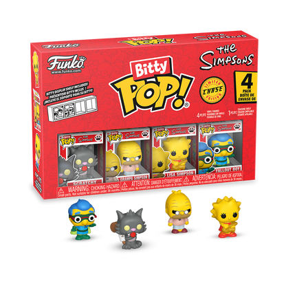 Funko Bitty Pop 4 Pack - The Simpsons (Chase)