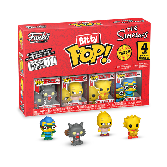 Funko Bitty Pop 4 Pack - The Simpsons (Chase)