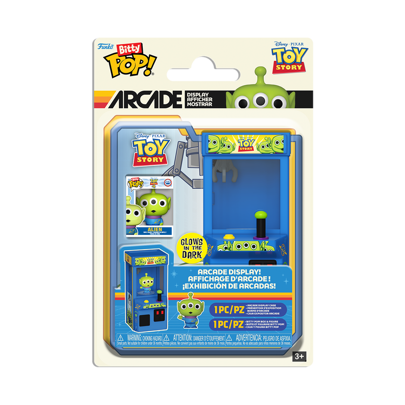  Funko Bitty Pop Arcade - DIsney -  Pixar -  Toy Story - Alien GITD