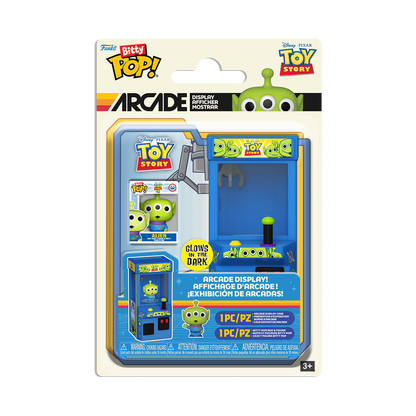  Funko Bitty Pop Arcade - DIsney -  Pixar -  Toy Story - Alien GITD