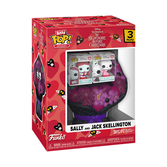 Funko Bitty Pop Bouquet - Disney - The Nightmare Before Christmas - Sally and Jack Skellington
