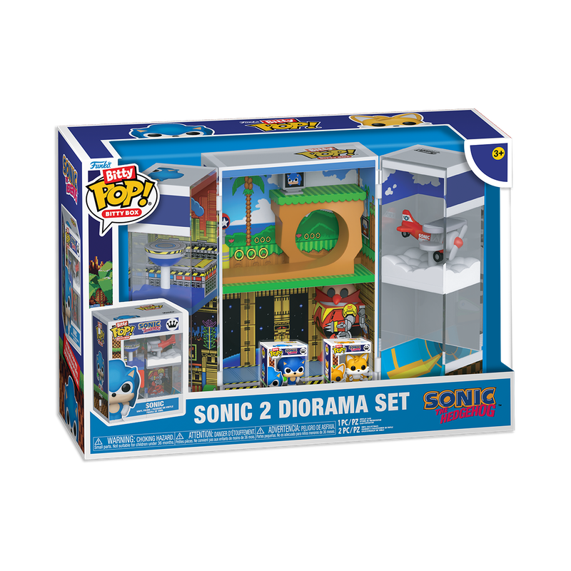 Funko Bitty Pop Box - Sonic The Hedgehog - Sonic 2 Diorama Set