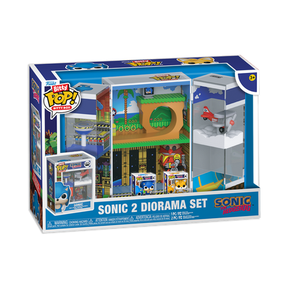 Funko Bitty Pop Box - Sonic The Hedgehog - Sonic 2 Diorama Set